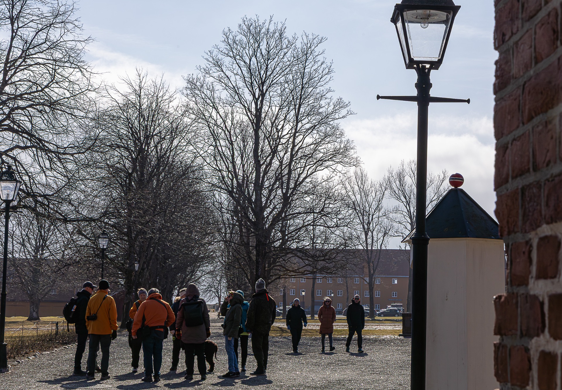 Foto: Erik Tandberg, Oppmøte ved kommandantboligen